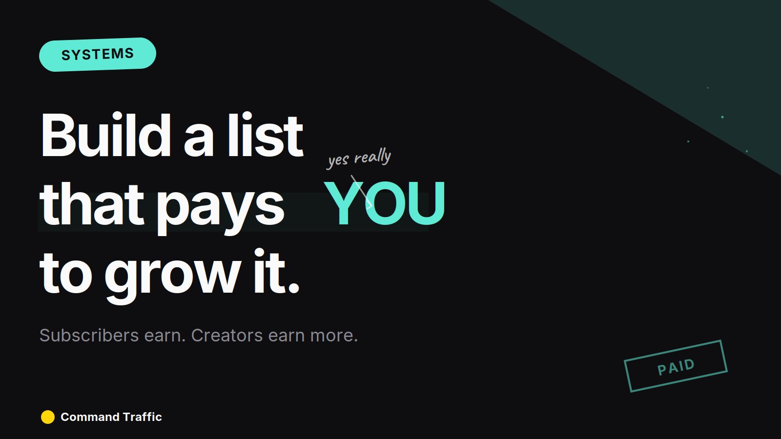 How to Build an Email List That Pays You to Grow It