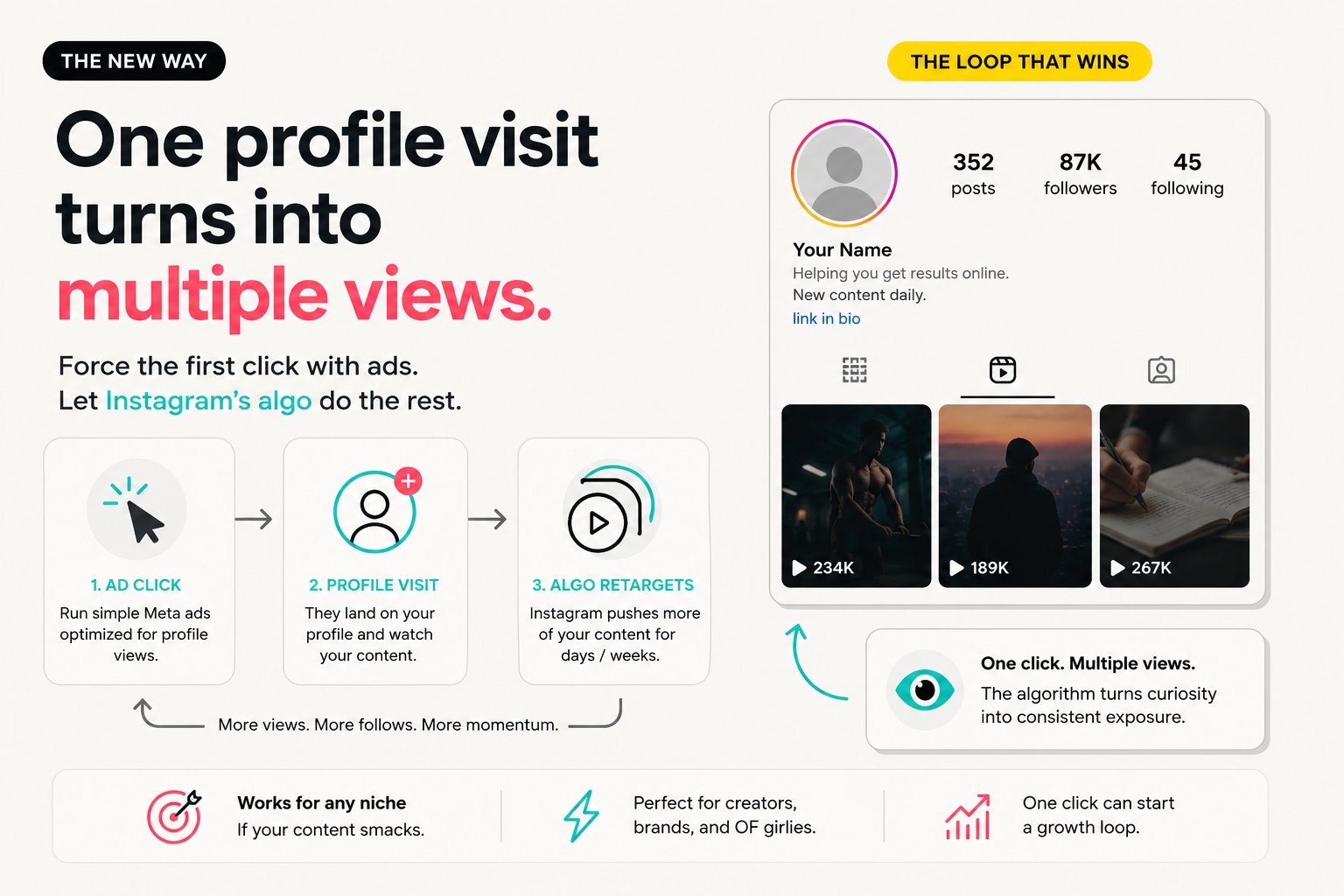 The Instagram Profile View Loop